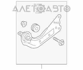 Brat de suspensie spate dreapta Mazda CX-9 16 - nou original OEM