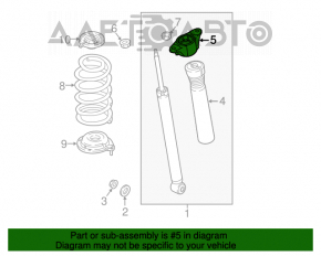 Suport amortizor spate dreapta Mazda CX-9 16-