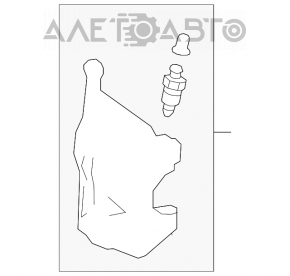 Suportul frontal stânga Mercedes CLA 14-19