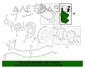 Suportul frontal stânga Mercedes CLA 14-19