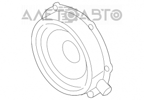 Difuzor spate dreapta Porsche Cayenne 958 11-14 Bose