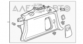 Capotă arc stânga Porsche Cayenne 958 11-14 bej