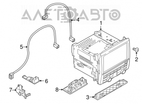 Monitor, display, navigație Porsche Cayenne 958 11-14