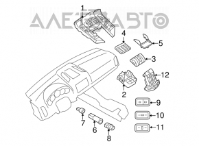 Consola de control pentru Porsche Cayenne 958 11-14