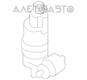 Motor de spălat parbriz Porsche Macan 15 - nou original OEM