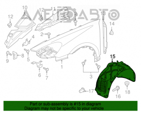 Bara de protecție față dreapta Porsche Cayenne 958 11-14