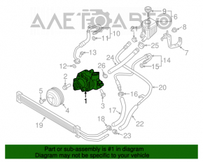 Pompa de direcție asistată hidraulic pentru Porsche Cayenne 958 11-17