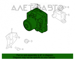 ABS ABS Porsche Cayenne 958 11-17