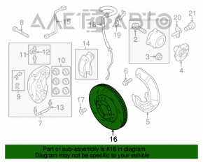 Placă de frână față dreapta Porsche Cayenne 958 11-17