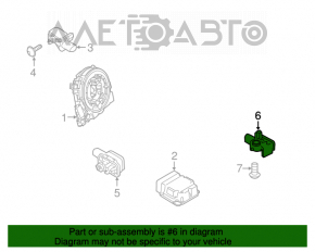 Senzor airbag usa stanga Porsche Cayenne 958 11-17