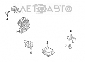 Senzor airbag usa stanga Porsche Cayenne 958 11-17