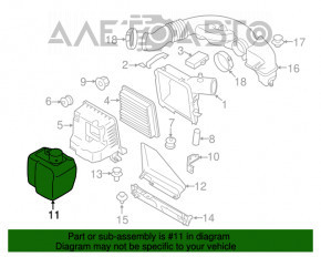 Coș de gunoi Subaru Forester 14-18 SJ 2.5