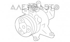 Compresorul de aer condiționat pentru Subaru Forester 14-18 SJ 2.5, 2.0 se blochează pe piese de schimb.