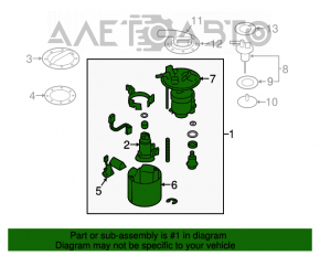 Pompă de combustibil benzina Subaru Forester 14-18 SJ 2.5