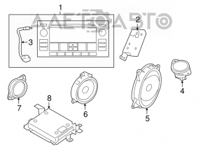 Monitor, display, navigație Subaru Forester 14-18 SJ