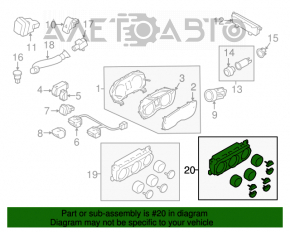 Controlul climatizării pentru Subaru Forester 14-18 SJ, cu sistem auto dual zone