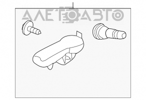 Датчик давления колеса Subaru Forester 14-18 SJ 315mhz