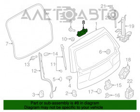 Петля двери багажника левая Subaru Outback 20-