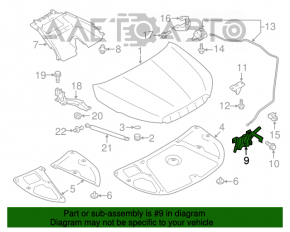 Capota Subaru Forester 14-18 SJ, nouă, originală OEM.