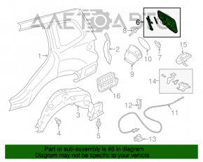 Capacul rezervorului de combustibil Subaru Forester 14-18 SJ