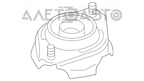 Опора амортизатора задняя правая Subaru Forester 14-18 SJ