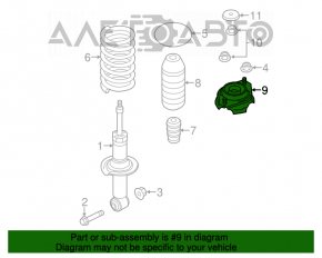 Опора амортизатора задняя правая Subaru Forester 14-18 SJ