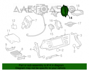 Динамик дверной передний правый Toyota Avalon 13-18