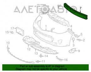 Amplificatorul de bara fata pentru Toyota Avalon 13-15 pre-restilizare.