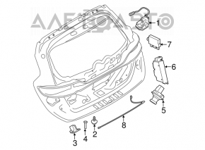 Camera de vizionare spate pentru Lincoln MKC 15-