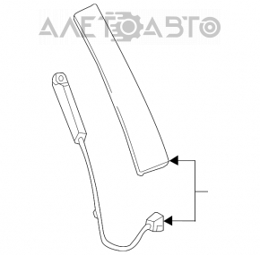 Capac usa fata stanga Lincoln MKX 16- cod