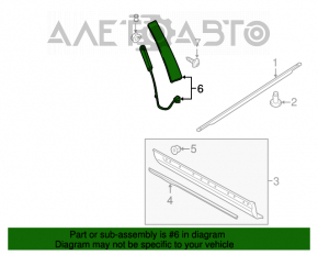 Capac usa fata dreapta Lincoln MKX 16-