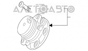 Butuc spate dreapta Lincoln MKX 16- FWD nou original OEM