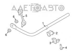 Stabilizator spate Lincoln MKX 16-