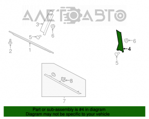 Capac usa laterala dreapta spate Lincoln MKZ 13-20