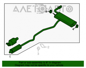 Convertor catalitic Lincoln MKZ 13-20 hibrid