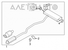 Convertor catalitic Lincoln MKZ 13-20 hibrid