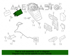 Monitor, display, navigație Lincoln MKZ 13-16 complet asamblate cu încadrare.