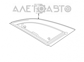 Форточка глухое стекло задняя левая Lincoln MKZ 13-20