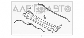 Grila stergatoarelor de plastic Lincoln MKZ 13-20