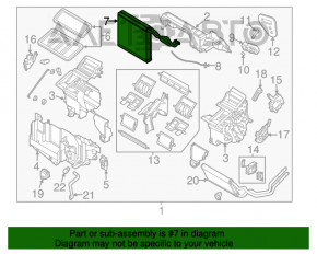 Evaporator Mazda 6 13-21 cu senzor de temperatură