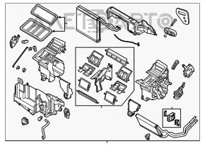 Печка в сборе Mazda 6 16-17 рест