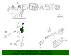 Петля двери верхняя передняя правая Mazda CX-5 13-16