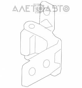 Buclele ușii din partea de jos, spate, dreapta a Mazda CX-9 16- OEM original nou.