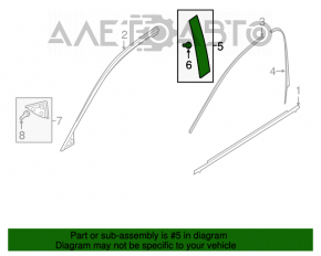 Capac usa laterala fata dreapta Mazda CX-9 16-