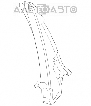 Fereastra electrică mecanismul frontal stânga Mazda CX-9 16-