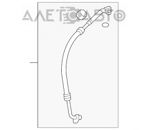 Teava aer conditionat compresor-incalzitor Mazda CX-9 16 - nou original OEM