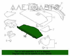 Suport central pentru portbagaj Mazda CX-9 16-