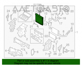 Evaporator Mazda CX-9 16-