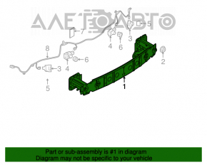 Amplificatorul de bara spate Mazda CX-9 16-