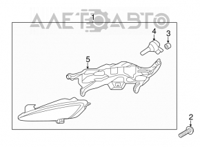 Far de ceata PTF dreapta Kia Optima 11-13 Dorest nou original OEM